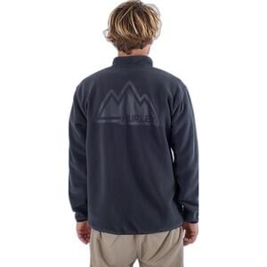 Hurley Fleece 1/4 Zip Sweatshirt Size Xl Dark Green